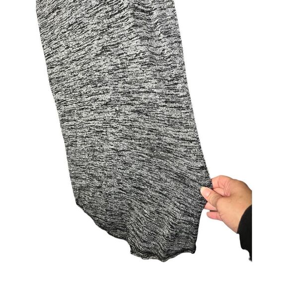 Aritzia Wilfred Free Lisiere Bodycon V-Neck Heathered Midi Dress Size Small - Picture 4 of 8